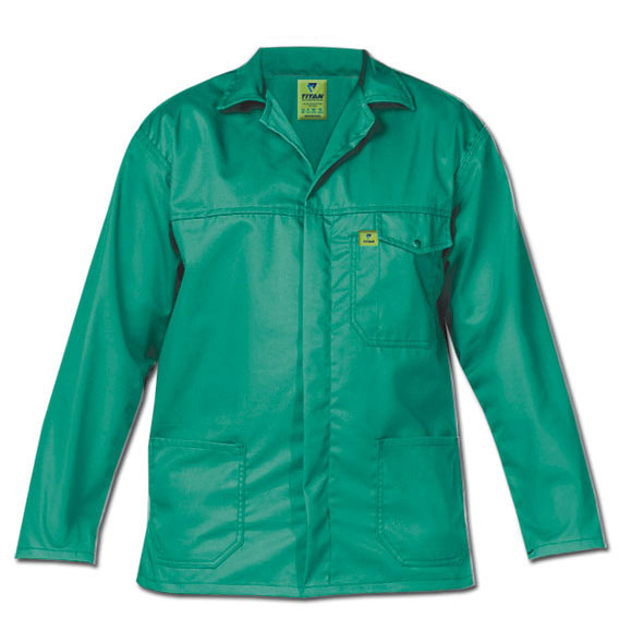 Titan Premium Emerald Green Workwear Jacket FTS Safety