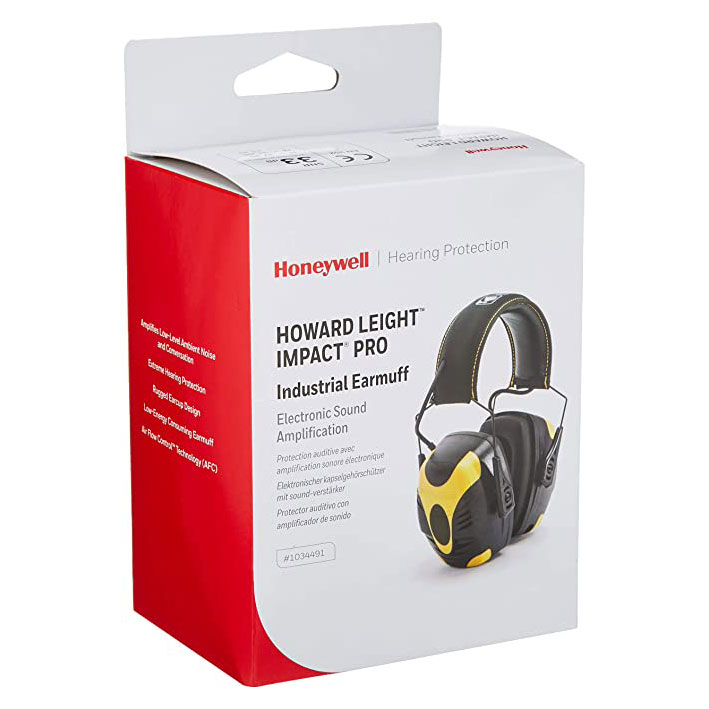 Honeywell Impact Pro Industrial Earmuff - Yellow