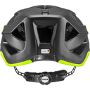 uvex black-yellow mat active cc cycling helmet