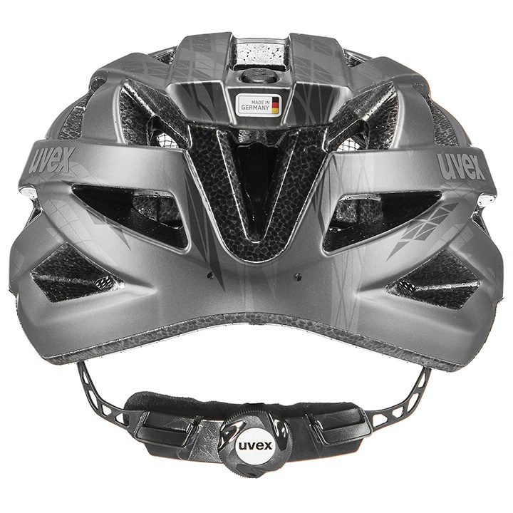 uvex i-vo cc black-smoke mat helmet 52-57