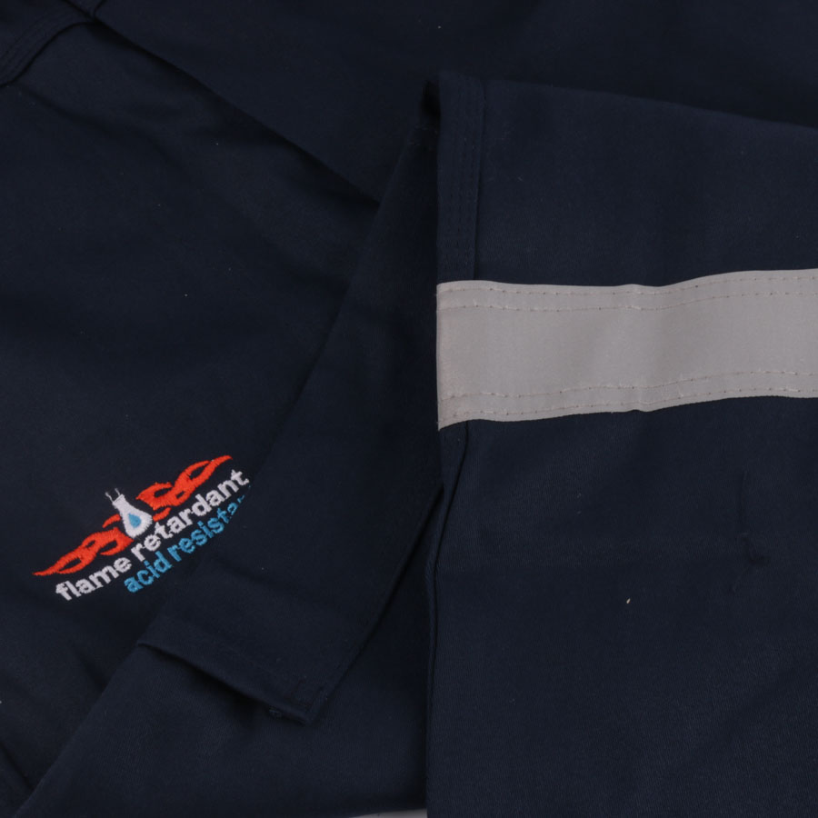 Endurance Navy Blue D59 Flame/Acid Conti Jacket (with Reflective)