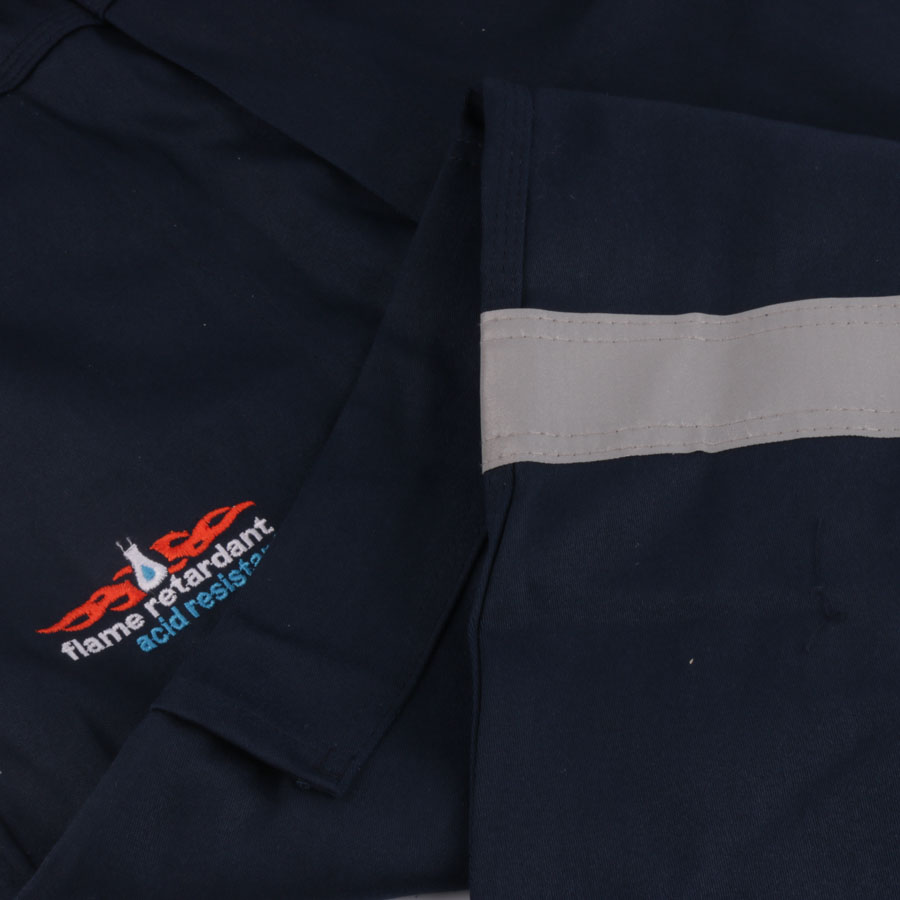 Endurance Navy Blue D59 Flame/Acid Conti Pants (with Reflective)