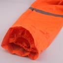 Reflective Orange Rubberised Rainsuit