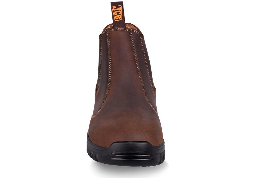 JCB Chelsea Safety Boot Brown