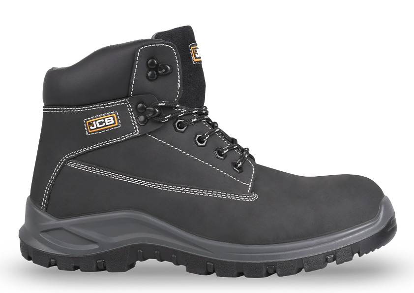 JCB Holton Safety Boot - Black Nubuck