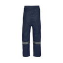 Reflective Rubberised Navy 2 Piece Rainsuit