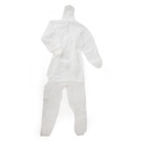 [DPW50GSM-2XL] 50GSM White Disposable Coverall (2XL)