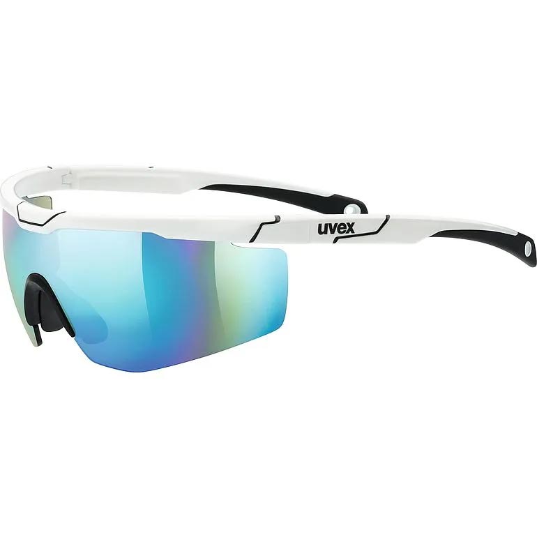 uvex sportstyle 117 sunglasses - white, blue