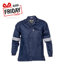Vulcan Navy Blue D59 Flame/Acid Conti Jacket (with Reflective)