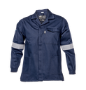 Vulcan Navy Blue D59 Sasol Spec Flame/Acid Conti Jacket (with Reflective)