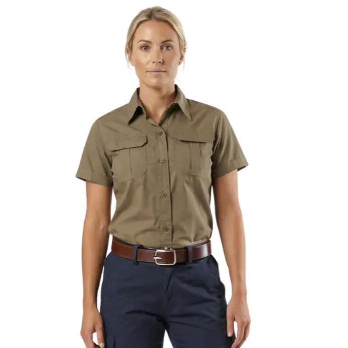 Vulcan Ladies Bush Shirt Short Sleeve