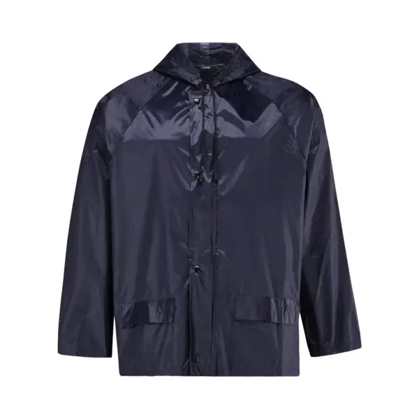 REBEL AquaSkin Rubberised Navy Rainsuit