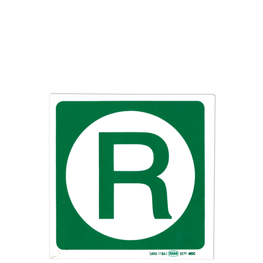 Sign Refuge Chamber 190X190