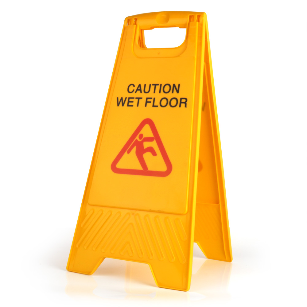 Stand Up Wet Floor Sign