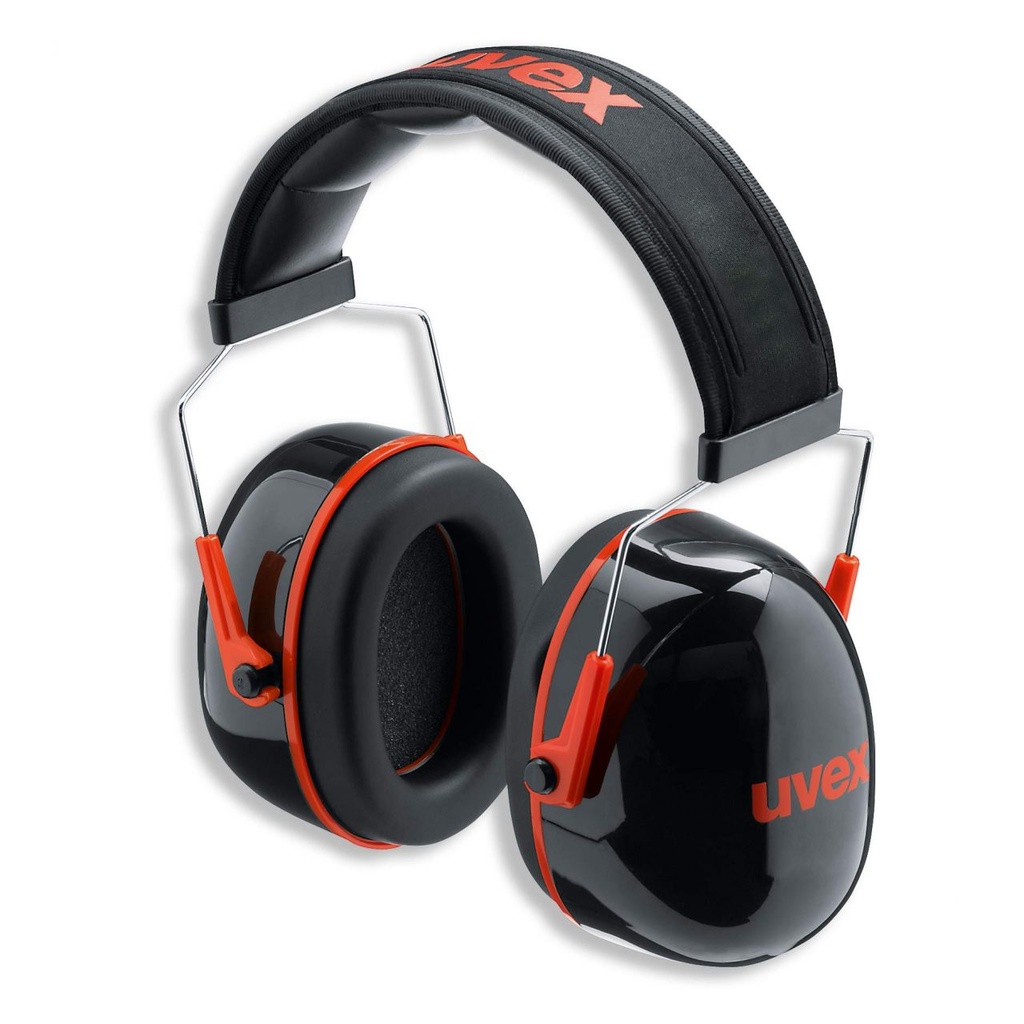 uvex k3 earmuff black/ red (SNR 33 DB)