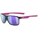uvex lgl 33 pola- black pink m/ mir. purple sunglasses