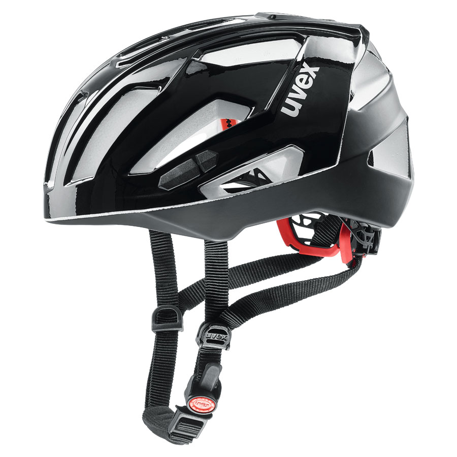 uvex quatro xc black cycling helmet 56-61