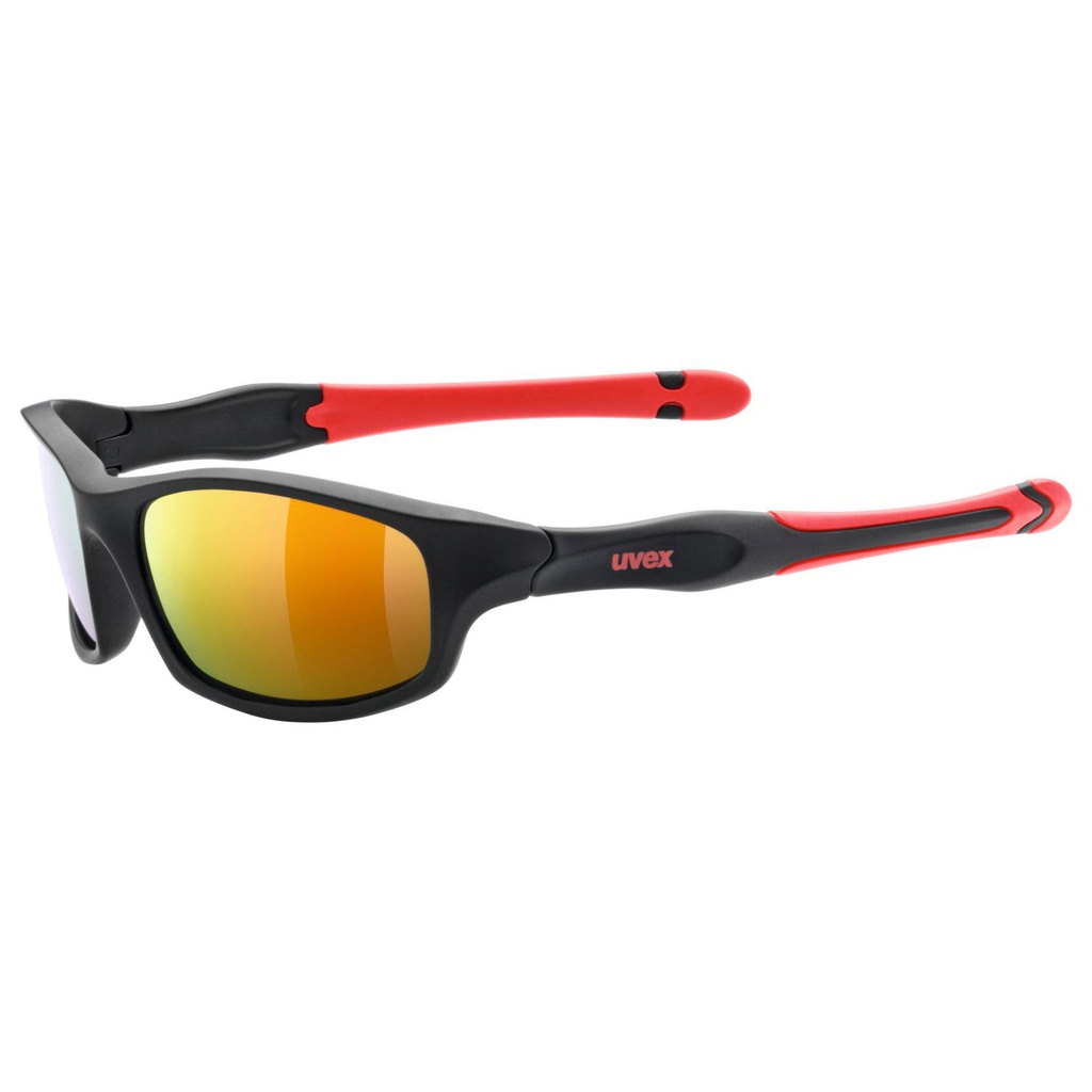 uvex sportstyle 507 - black mat red jr