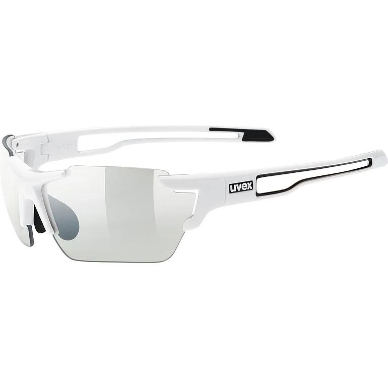 uvex sportstyle 803 v white/ smoke sunglasses