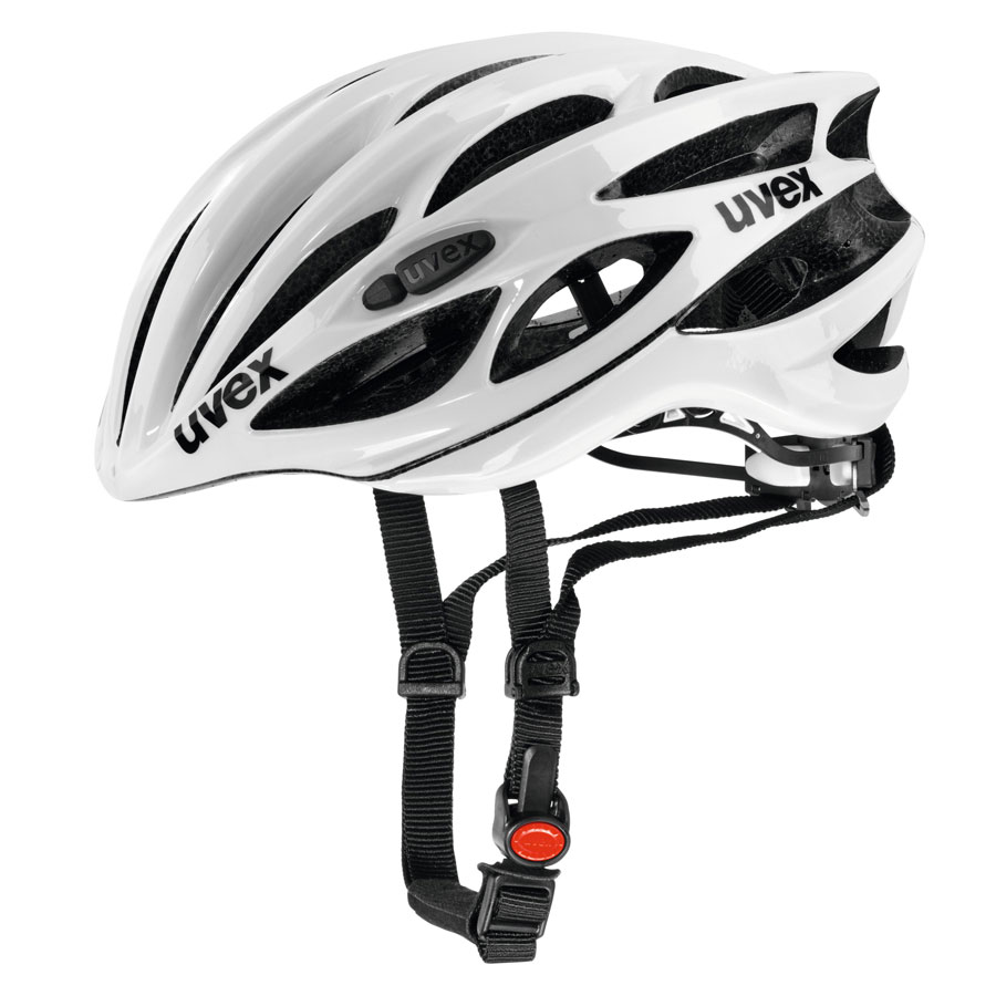 Uvex White Boss Race Helmet 55-59