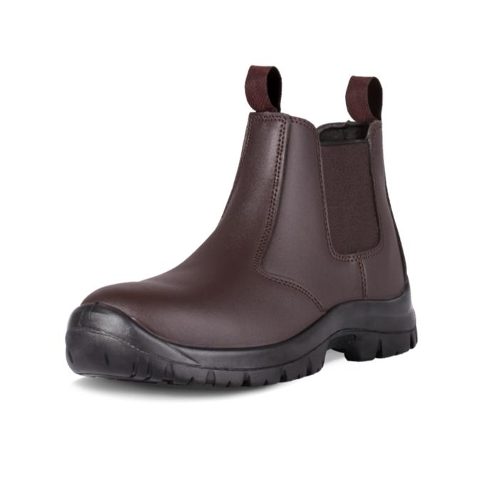 DOT Chelsea Safety Boot Brown