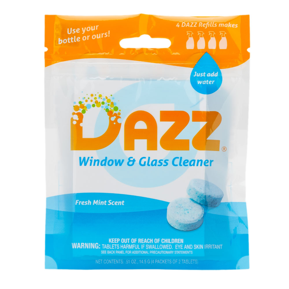 DAZZ Window & Glass Cleaner Tablet - Refill Pack