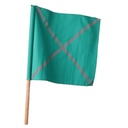 [Flag02] Flag Green Wooden