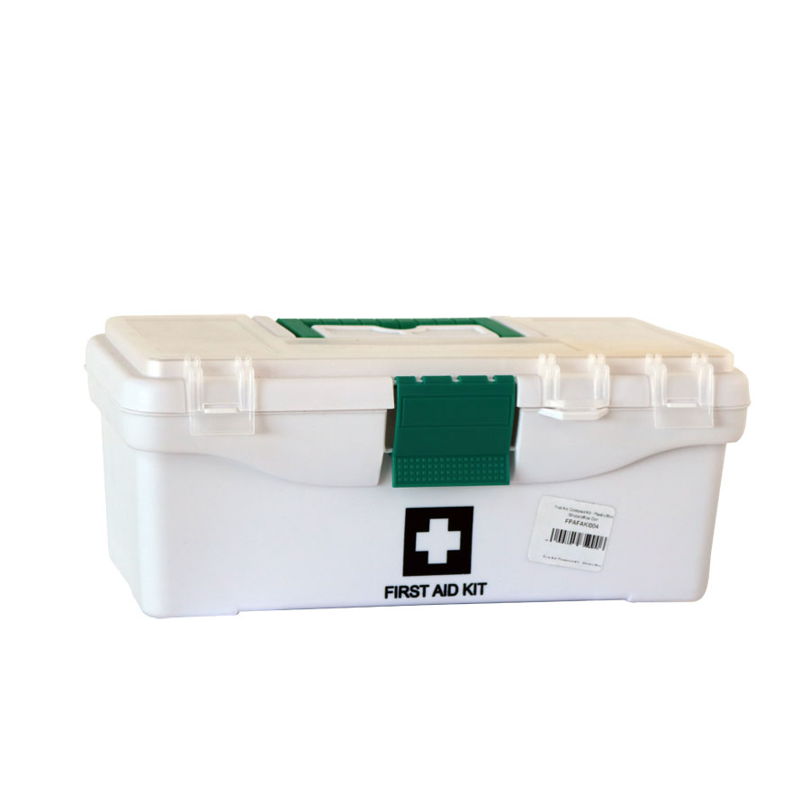 First Aid Compact Kit - Plastic Box -Shops/Office Combo
