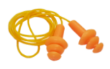 Pioneer Resuable Earplug Orange Corded Individual