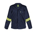 [WSNTT02J-2XL] Titan Premium Navy Blue Workwear Jacket (with Reflective) (2XL)