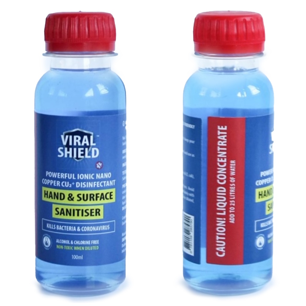 Viral Shield Hand and Surface Sanitiser Concentrate - Makes 25L