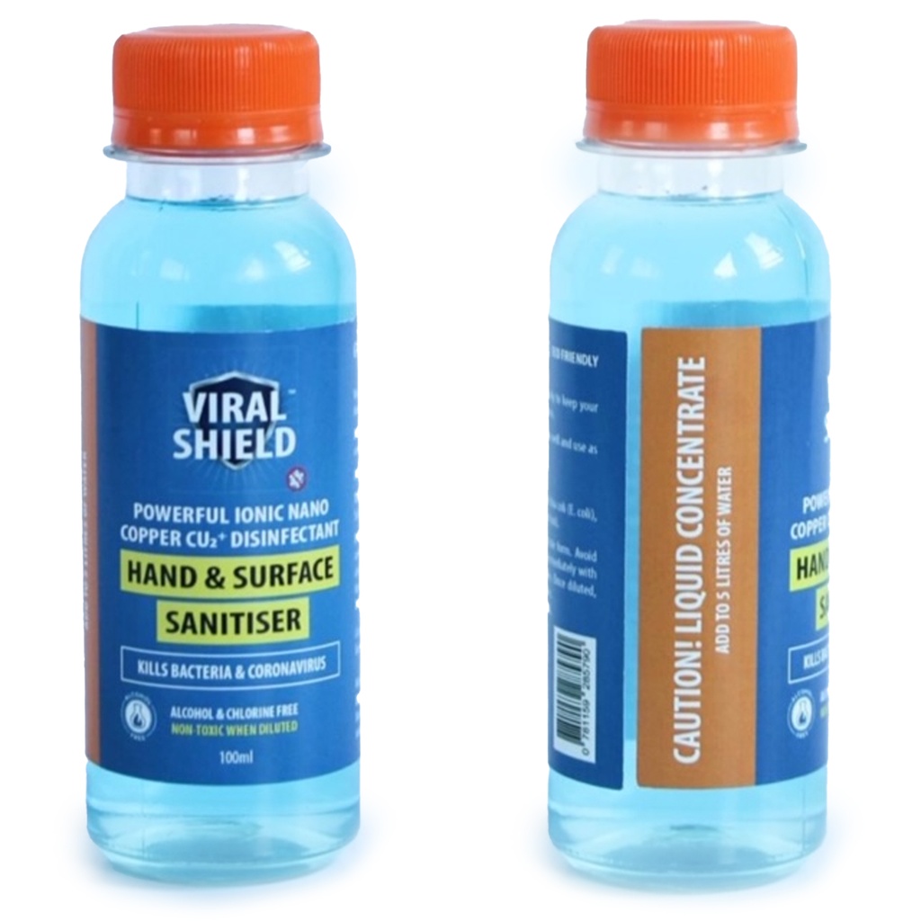 Viral Shield Hand and Surface Sanitiser Concentrate - Makes 5L