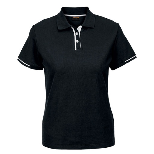 [QZBLG-RAY] Baroness ladies ray golfer- black/white