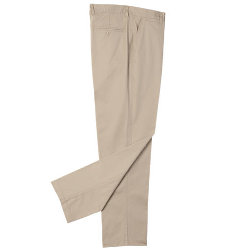[QZCPA-FCH] Barrons Flat Front Chino Pebble