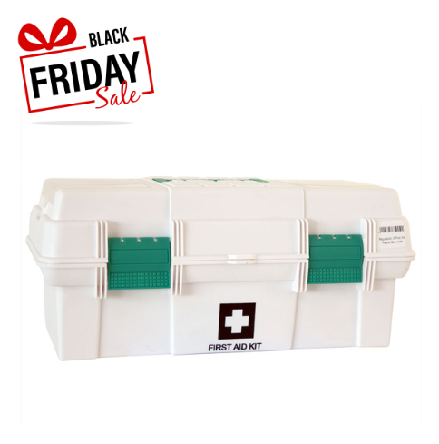 [FPWFAB10C5] Regulation 3 First Aid Plastic Box (with content)