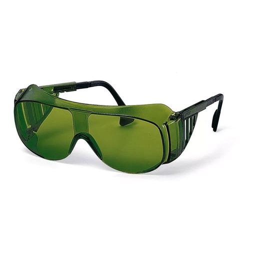 [9162044] uvex infradur wrap-around green welding specs
