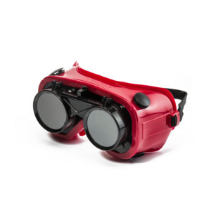 [SG002-B] BRAZING/GAS CUTTING WELDING GOGGLE RED FRAME