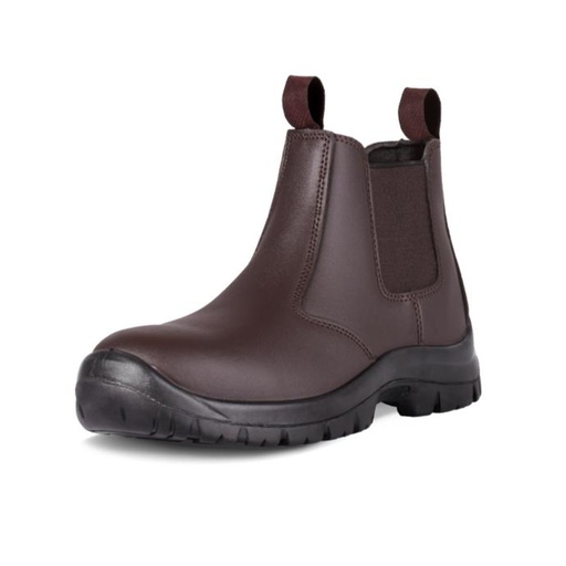 [BACCHELSEA] DOT Chelsea Safety Boot Brown
