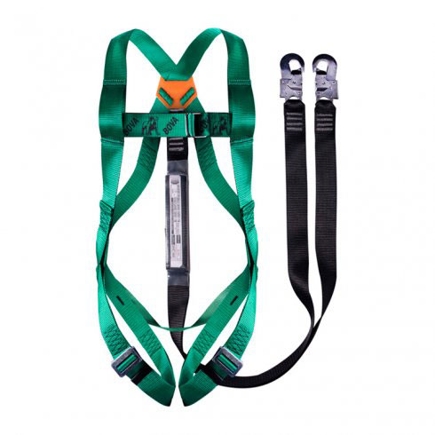 [HARN01210] Quality Safety Standard Harness: Double Leg Lanyard with Snap Hooks