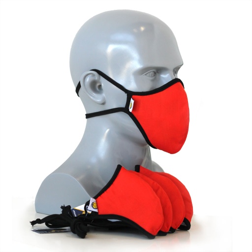 5 Layer Easy Breathe Re-Usable Face Mask Single - Orange