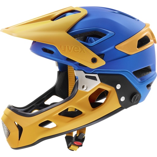 [HUD4109780315] uvex blue -yellow Jakkyl HDE Mountainbike Helmet