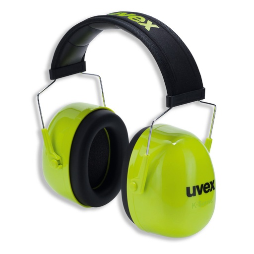 [2600004] uvex k4 earmuffs neon green