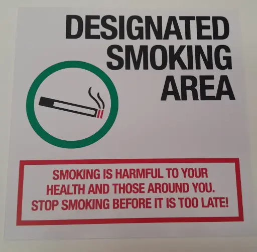 [TGA290SM15] Designated Smoking Area 290x290