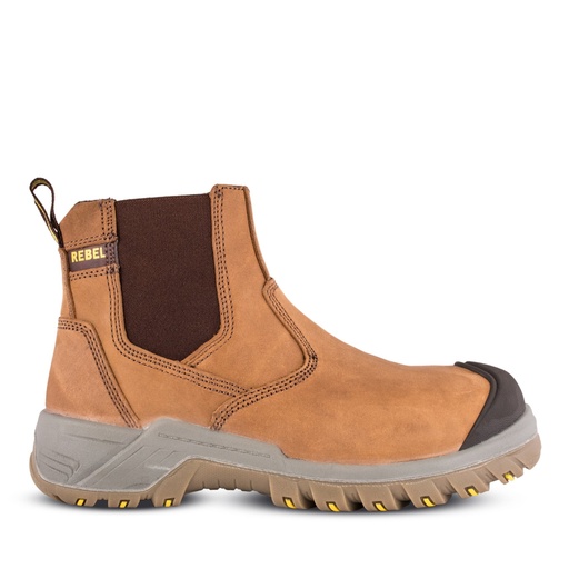 [RE652TA] Rebel Crazy Horse Chelsea Boot - Tan