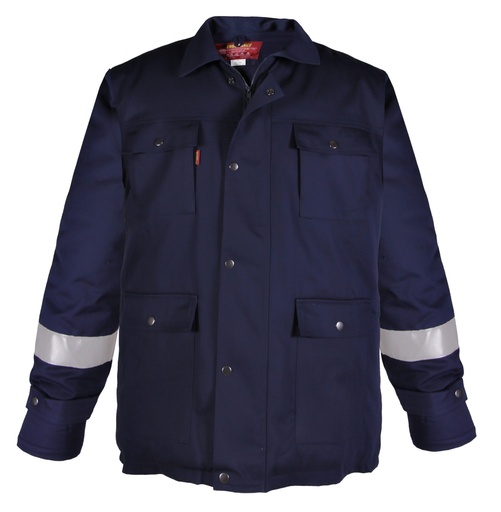 Endurance Navy Blue D59 Flame/Acid Insulated Winter Jacket (with Reflective)
