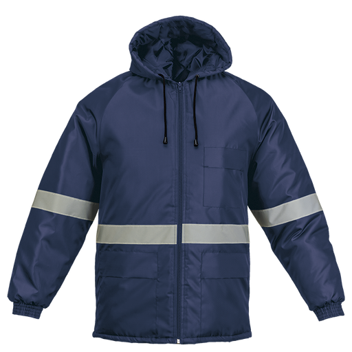 Barron Ground Zero Navy Freezer Jacket with Reflective Tape