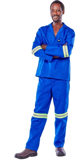 Vulcan Standard Budget Conti Suit (80/20) with Tape - Royal Blue Jacket & Pants