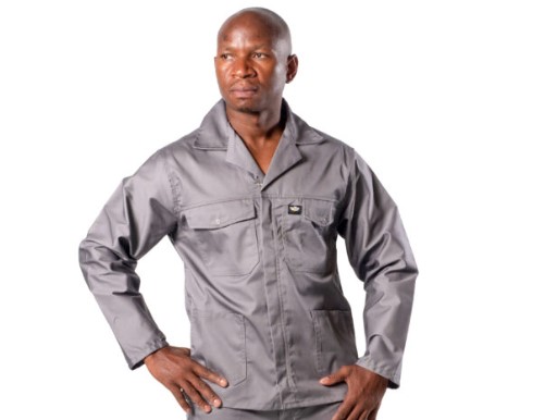 Vulcan Premium 65/35  Grey Jacket - 240gsm-No Tape