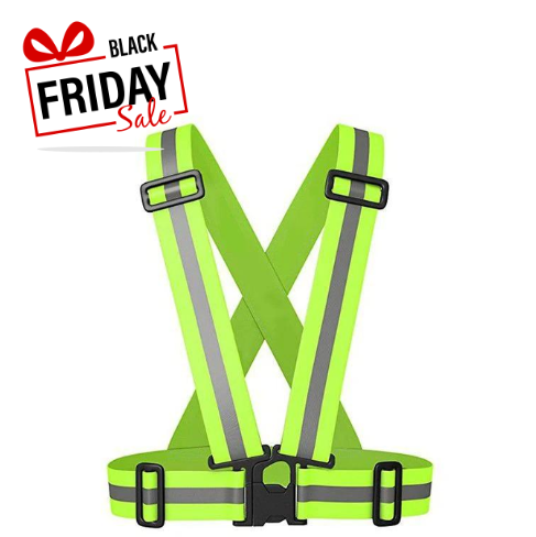 [V040] Pioneer Lime HI Viz Brace With Elastic