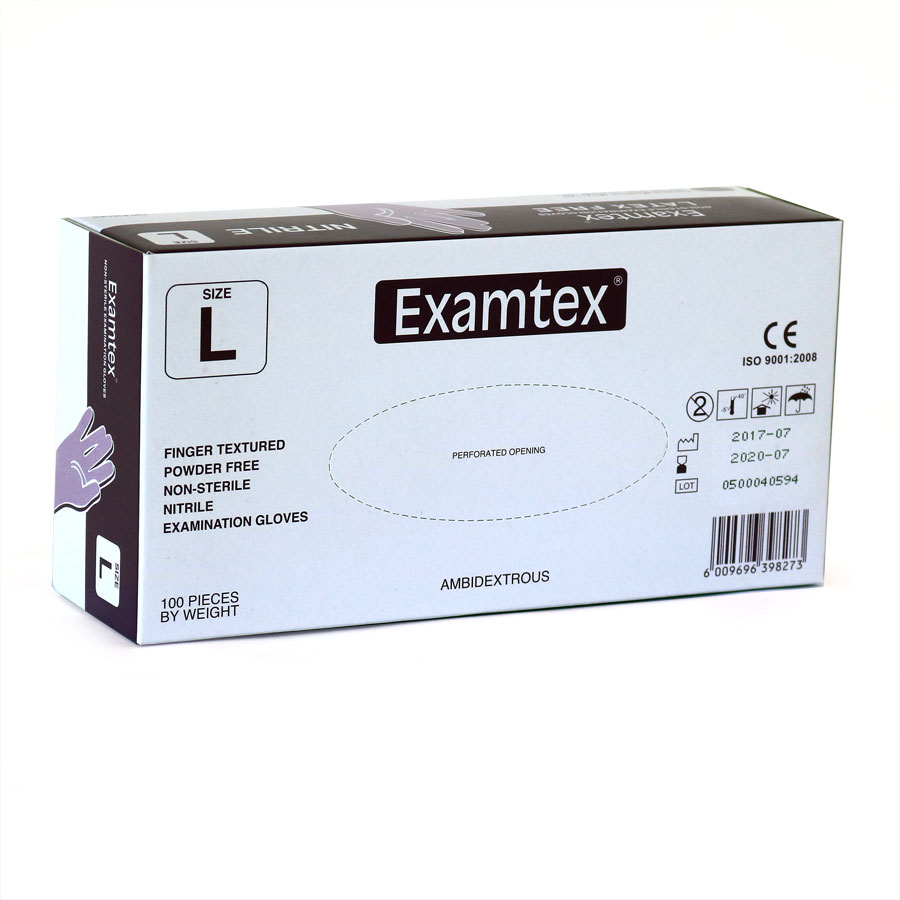 Disposable Blue Nitrile Gloves Powder Free (Box of 100) (copy)